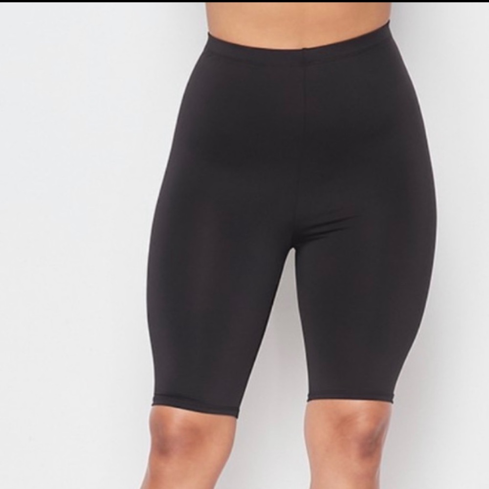 Black biker shorts